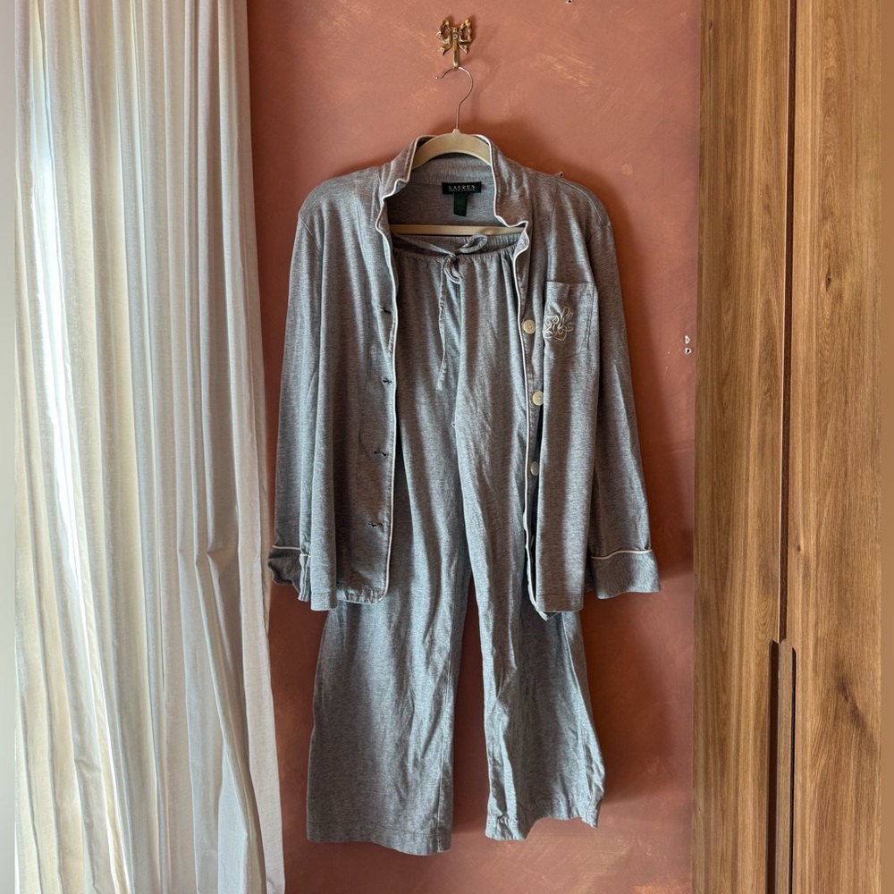 Ralph Lauren vintage Gray Lounge Set - Cozy Two-Piece